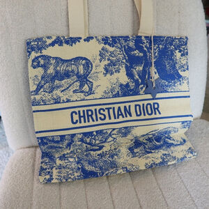 Christian Dior Dioriviera GWP Straw Tote